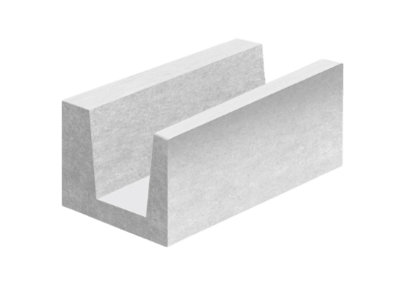 U-блок ЛСР D500 500х200х250 мм