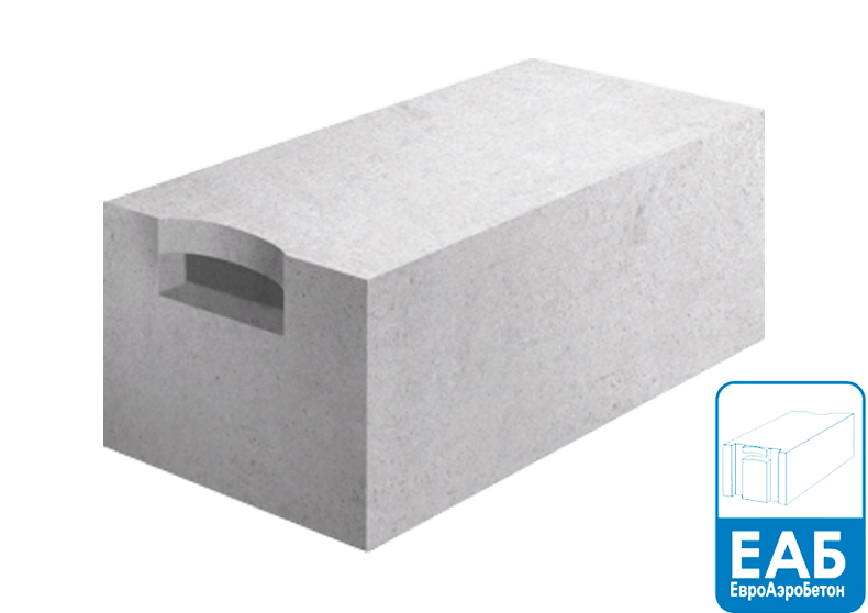 Газобетон ЕАБ (ЕвроАэроБетон) 625х300х250 мм