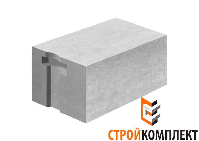 Газобетон СК D250 паз-гребень 625х250х250 мм