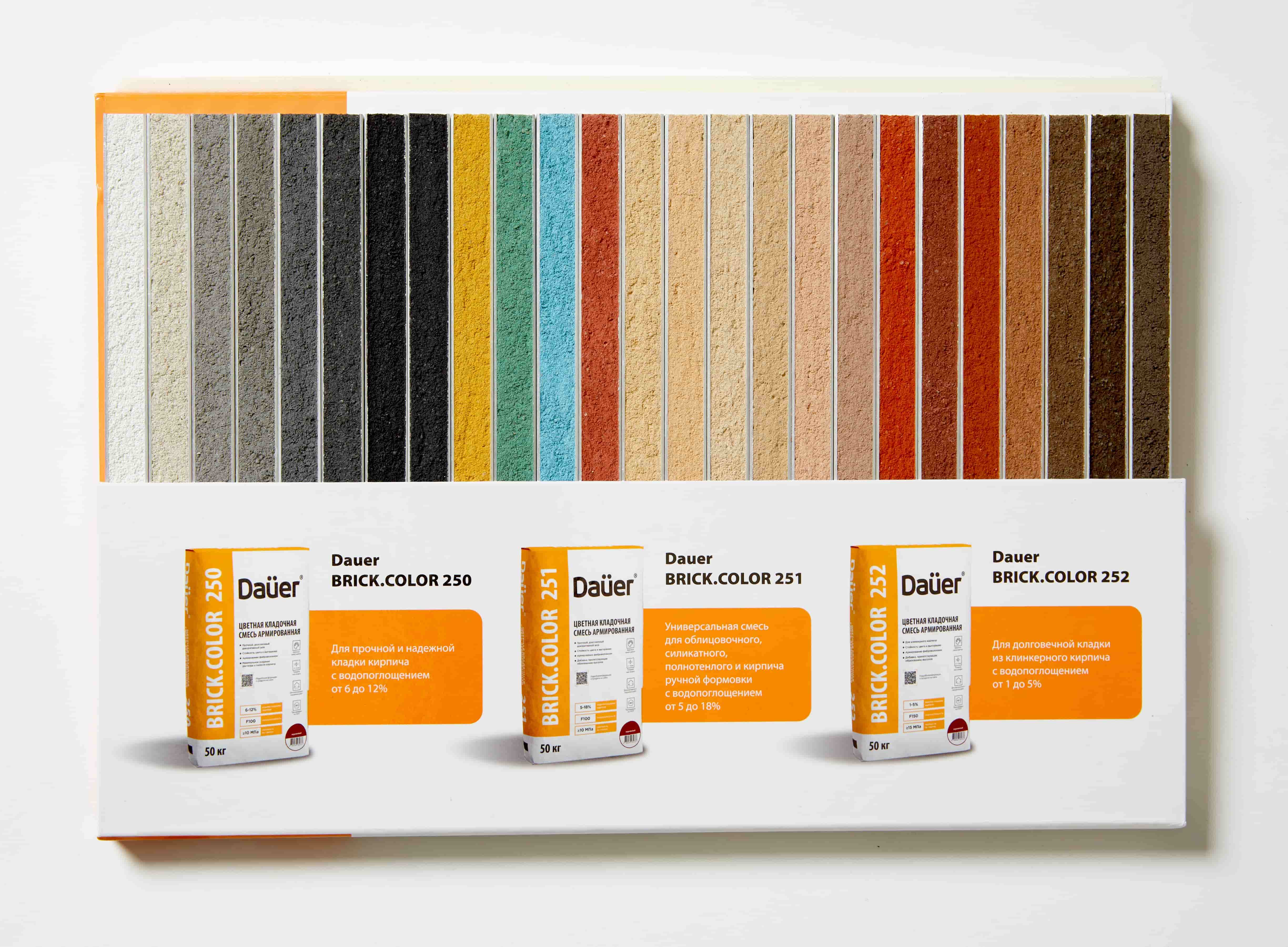 Цветная кладочная смесь армированная DAUER BRICK.COLOR 252 белый, 50 кг фото 4